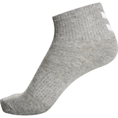 HUMMEL Chevron 6-Pack Mid Cut Socks (black/white/grey)