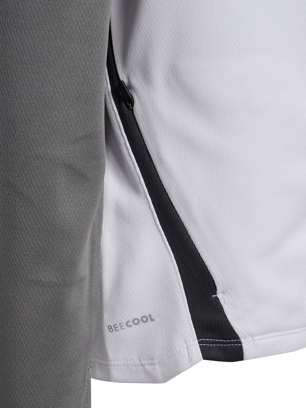 HUMMEL Lead 2.0 Zip Hoodie Kind (white/steel gray)