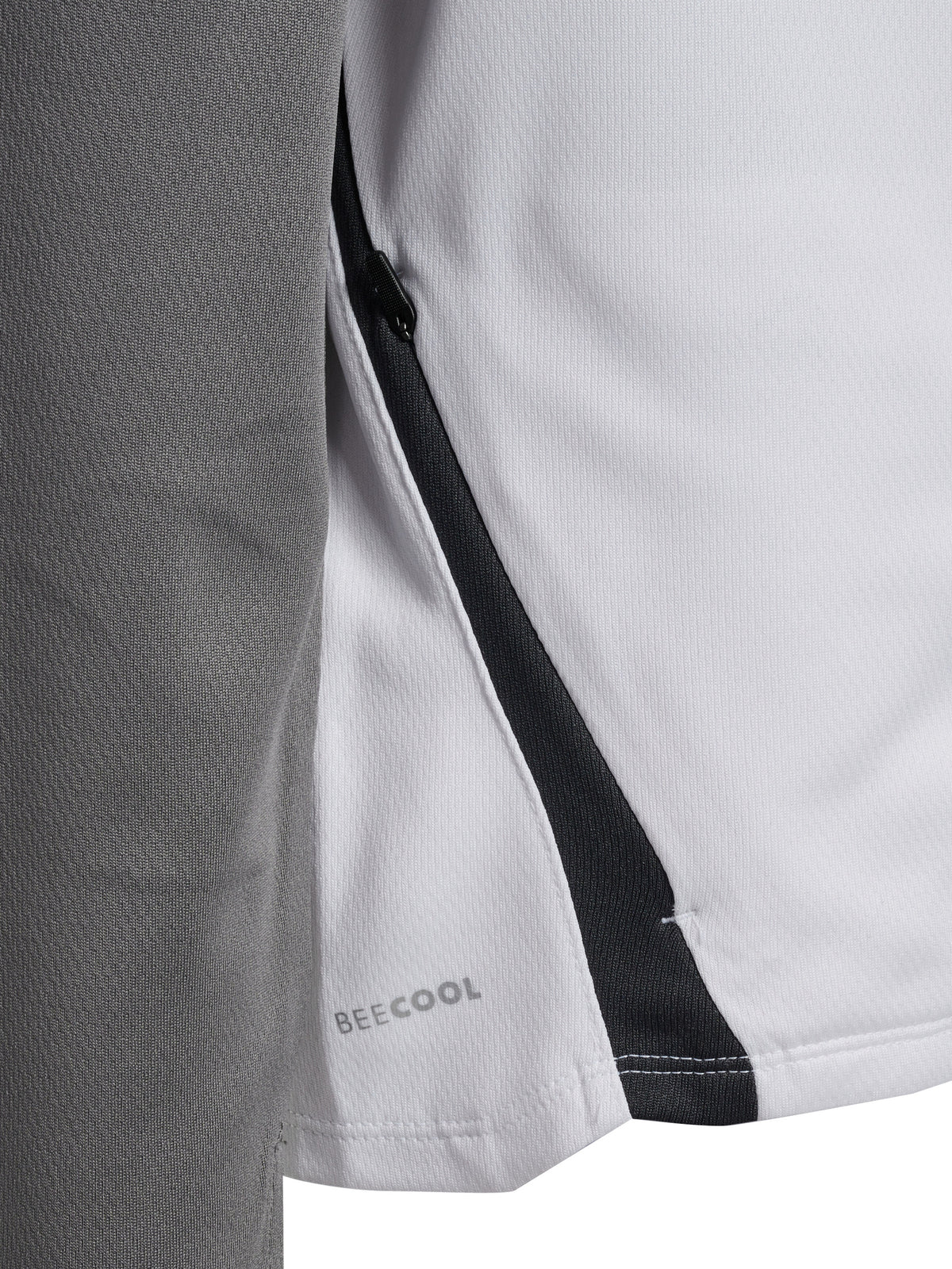 HUMMEL Lead 2.0 Zip Hoodie Kind (white/steel gray)