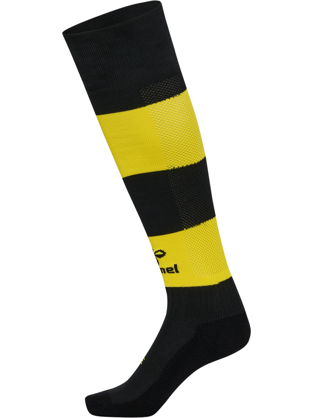 HUMMEL Essential Stripe Football Socks (black/blazing yellow)