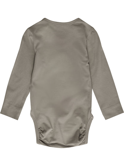 HUMMEL Mini 2-Pack Body L/S Kind (dark gull gray/vintage khaki)