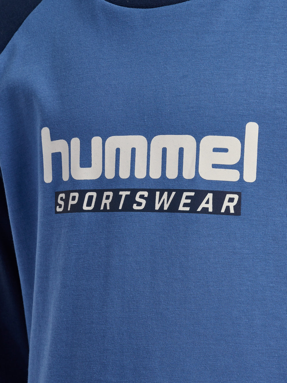 HUMMEL Logo T-Shirt L/S Kind (dutch blue)