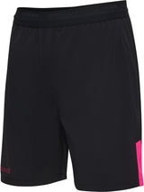 HUMMEL BLAZE27 Pro Training Shorts (black/pink glo)