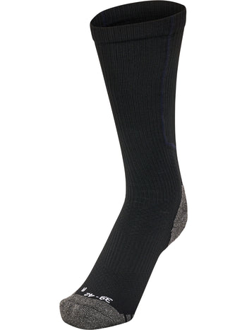 HUMMEL Pro Training Socks High (black/blazing yellow)