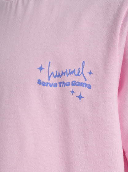 HUMMEL Reg Graphic T-Shirt S/S Kind (pink lady)