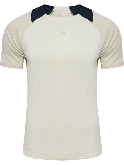 HUMMEL BLAZE27 Pro Training Jersey S/S (cloud dancer/moonbeam)
