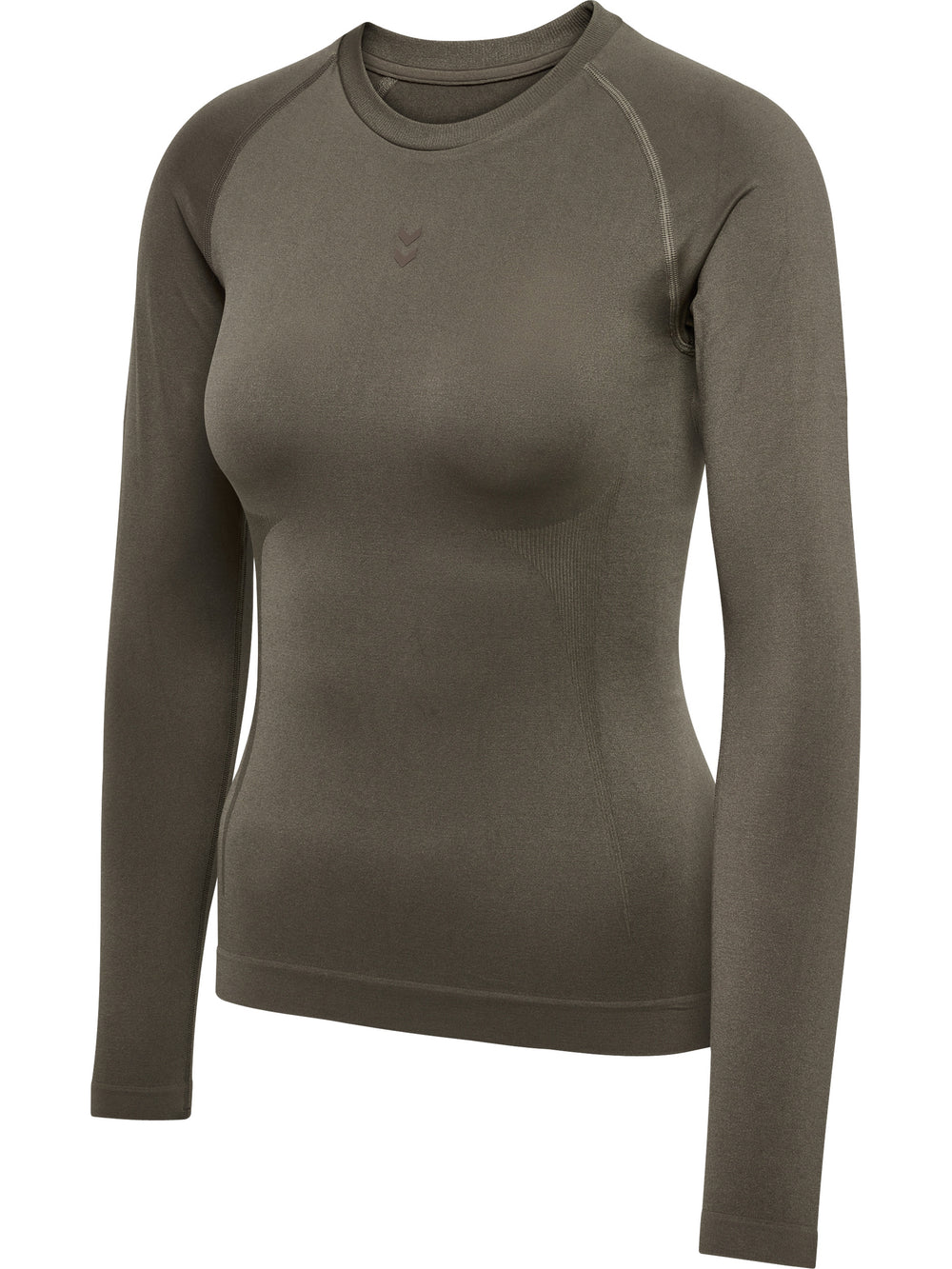 HUMMEL Flow T-Shirt L/S Damen (major brown)