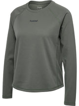 HUMMEL Momentum T-Shirt L/S Damen (castor gray)
