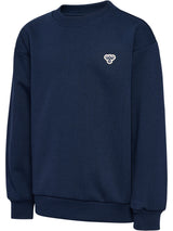 HUMMEL Loose Crewneck Bee Kind (dress blues)