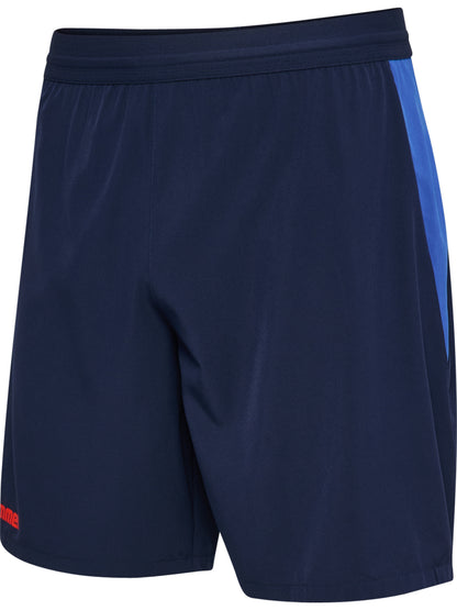 HUMMEL BLAZE26 Pro Training Shorts (marine/cherry tomato)