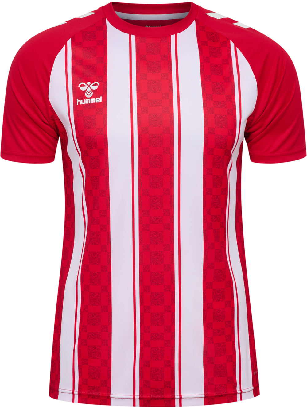 HUMMEL Match Striped Jersey S/S (true red/white)