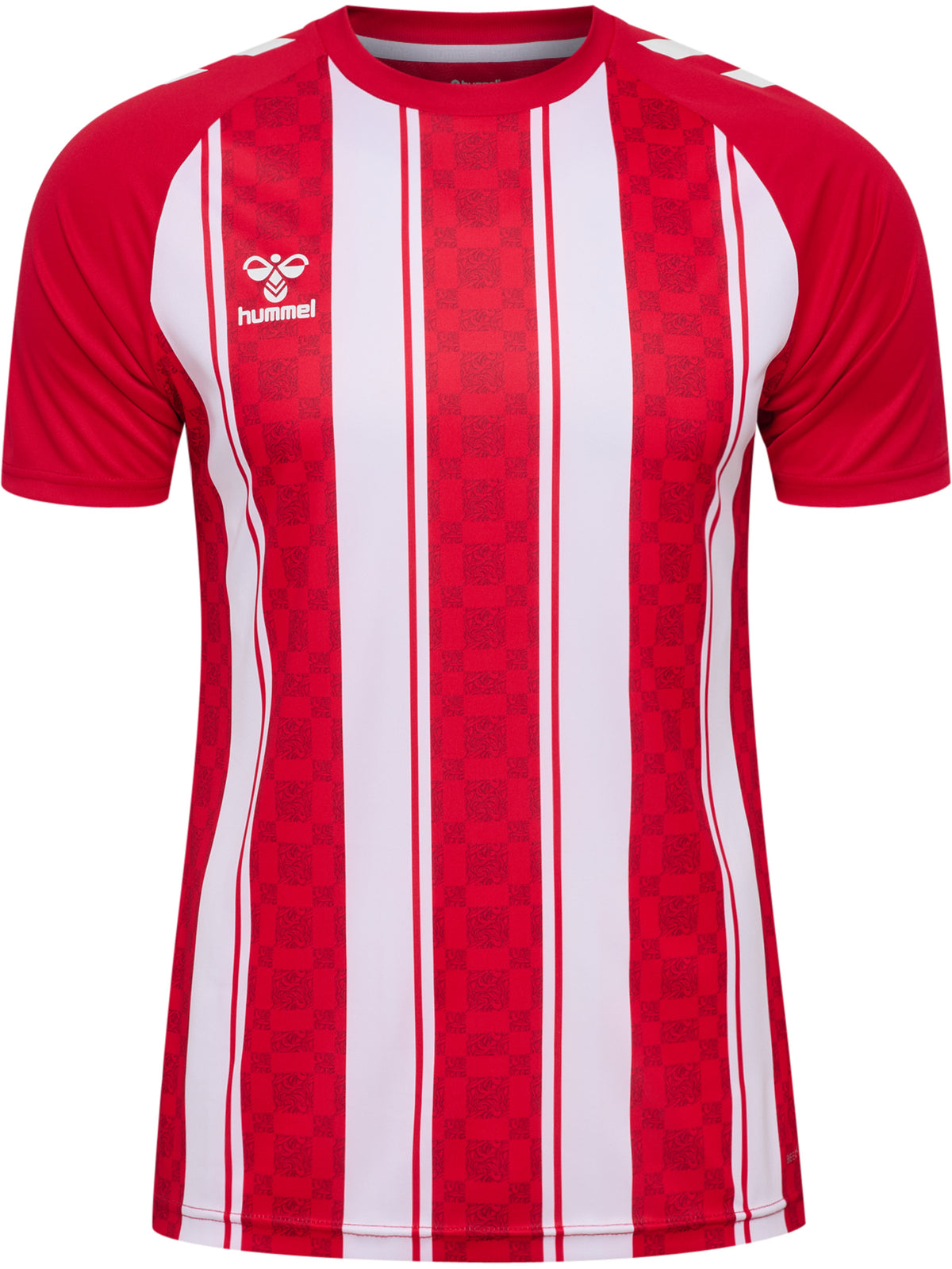 HUMMEL Match Striped Jersey S/S (true red/white)