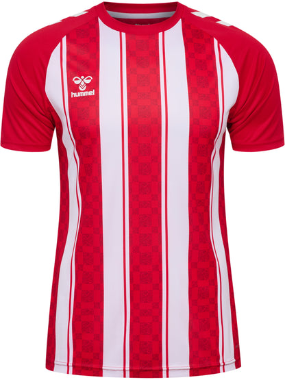 HUMMEL Match Striped Jersey S/S (true red/white)