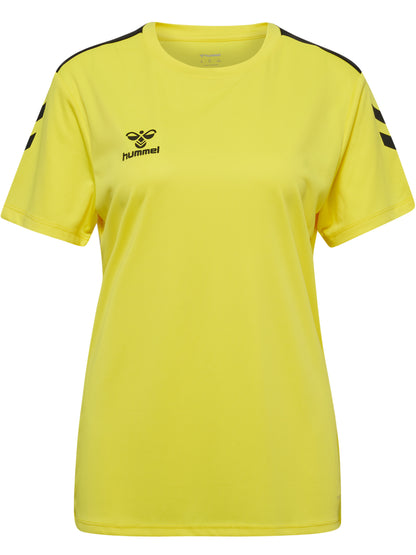 HUMMEL Essential 2.0 Jersey S/S Damen (blazing yellow/black)