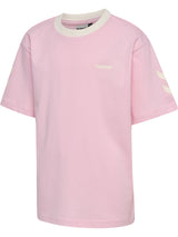 HUMMEL Loose Chevron T-Shirt Ss Kind (roseate spoonbill)