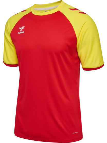 HUMMEL Match League Jersey S/S (true red/blazing yellow)