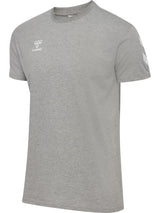 HUMMEL Go 2.0 Chevron T-Shirt S/S (grey melange)