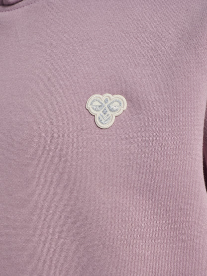 HUMMEL Loose Hoodie Bee Kind (sea fog)