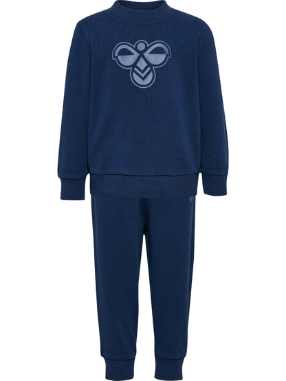 HUMMEL Mini Jersey Crewsuit Bee Kind (dress blues)