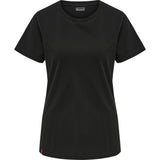 HUMMEL Red Basic T-Shirt S/S Damen Schwarz