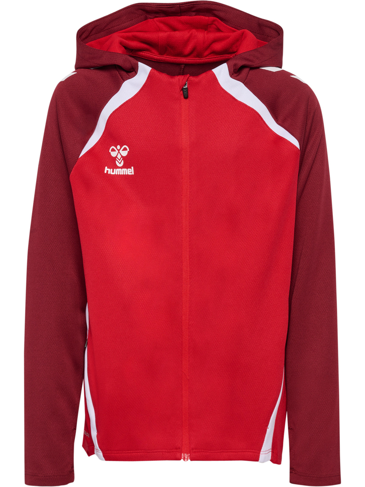 HUMMEL Lead 2.0 Zip Hoodie Kind (true red/maroon)