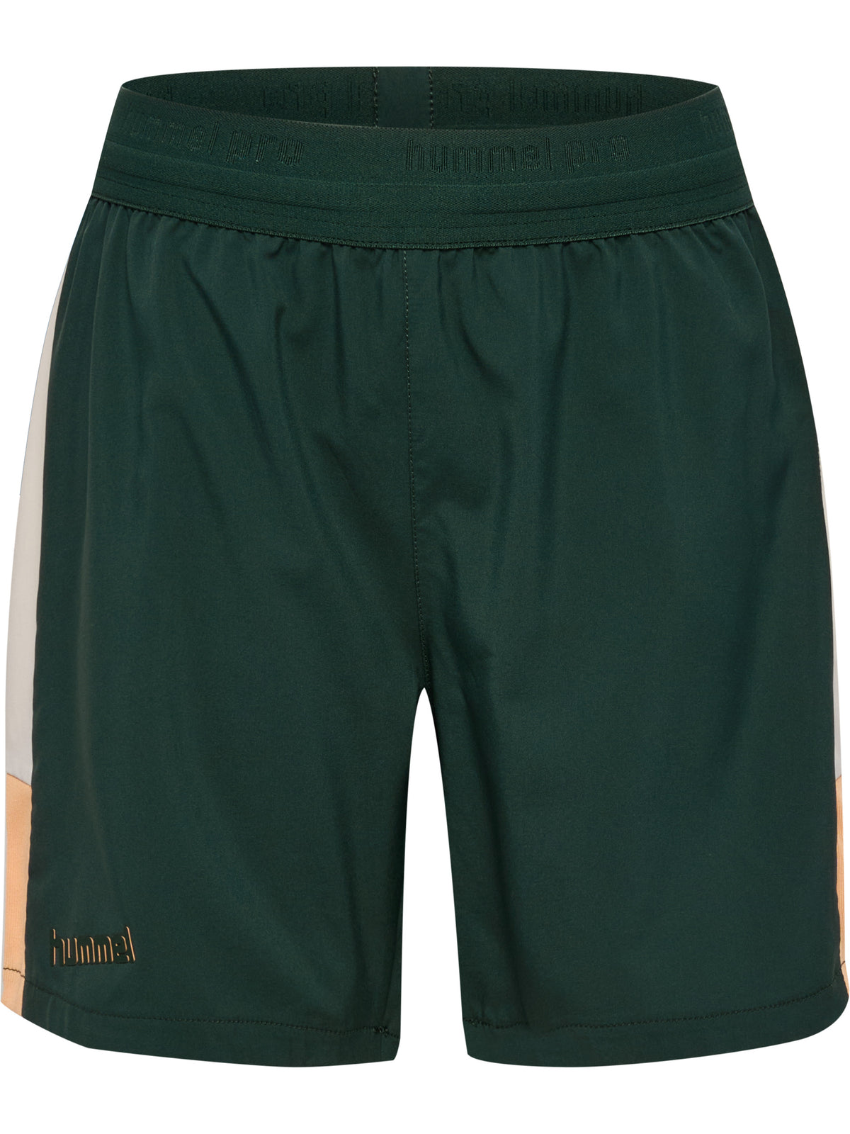 HUMMEL BLAZE27 Pro Training Shorts Kind (darkest spruce/buttercream)