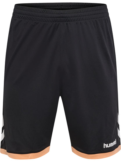 HUMMEL Blaze Club 27 Poly Shorts (black/peach cobbler)