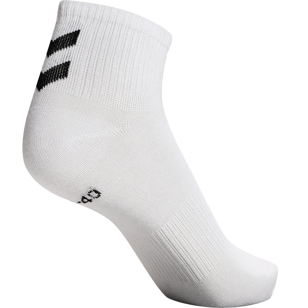 HUMMEL Chevron 6-Pack Mid Cut Socks (white/white)