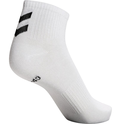 HUMMEL Chevron 6-Pack Mid Cut Socks (white/white)