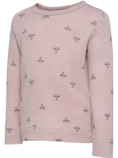 HUMMEL Mini Wool T-Shirt L/S Kind (cloud gray)