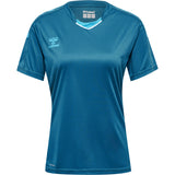 HUMMEL Core Xk Poly Jersey S/S Damen Blau