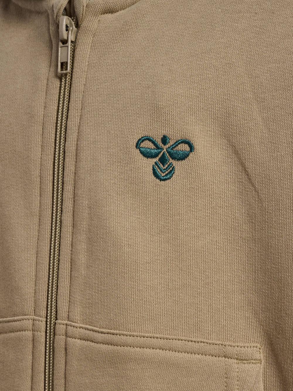 HUMMEL Jump Boxy Zip Cardigan Kind (silver mink)