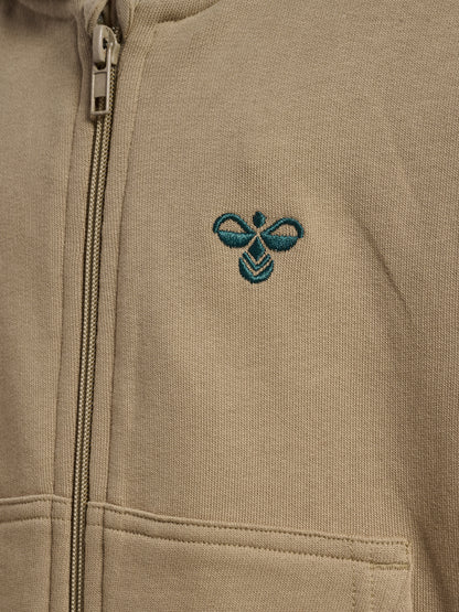 HUMMEL Jump Boxy Zip Cardigan Kind (silver mink)
