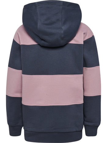 HUMMEL Loose Stripe Hoodie Bee Kind (ombre blue)