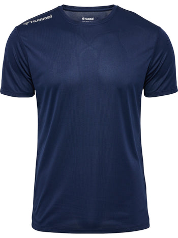 HUMMEL Run Jersey S/S Herren Blau