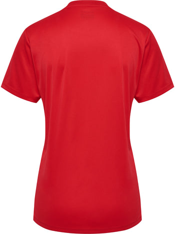 HUMMEL Essential Jersey S/S Damen (true red)