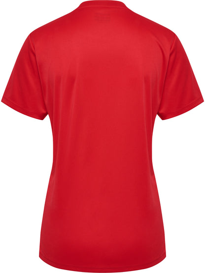 HUMMEL Essential Jersey S/S Damen (true red)