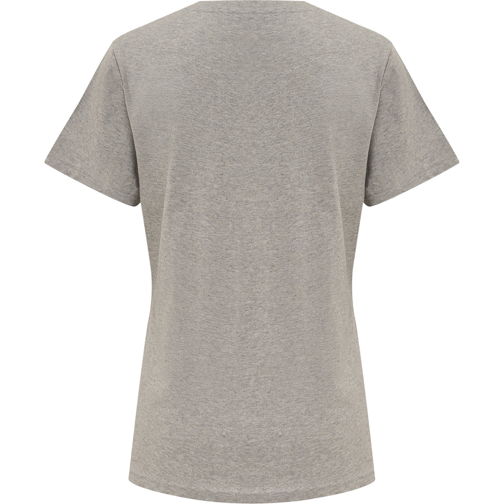 HUMMEL Red Basic T-Shirt S/S Damen (grey melange)