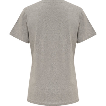 HUMMEL Red Basic T-Shirt S/S Damen (grey melange)