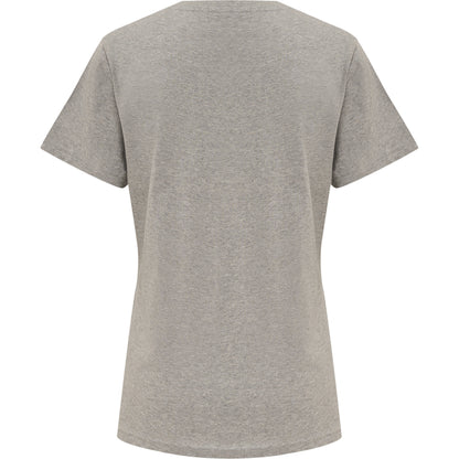 HUMMEL Red Basic T-Shirt S/S Damen (grey melange)
