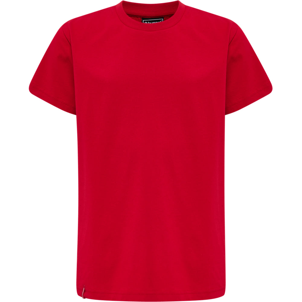 HUMMEL Red Basic T-Shirt S/S Kind (tango red)