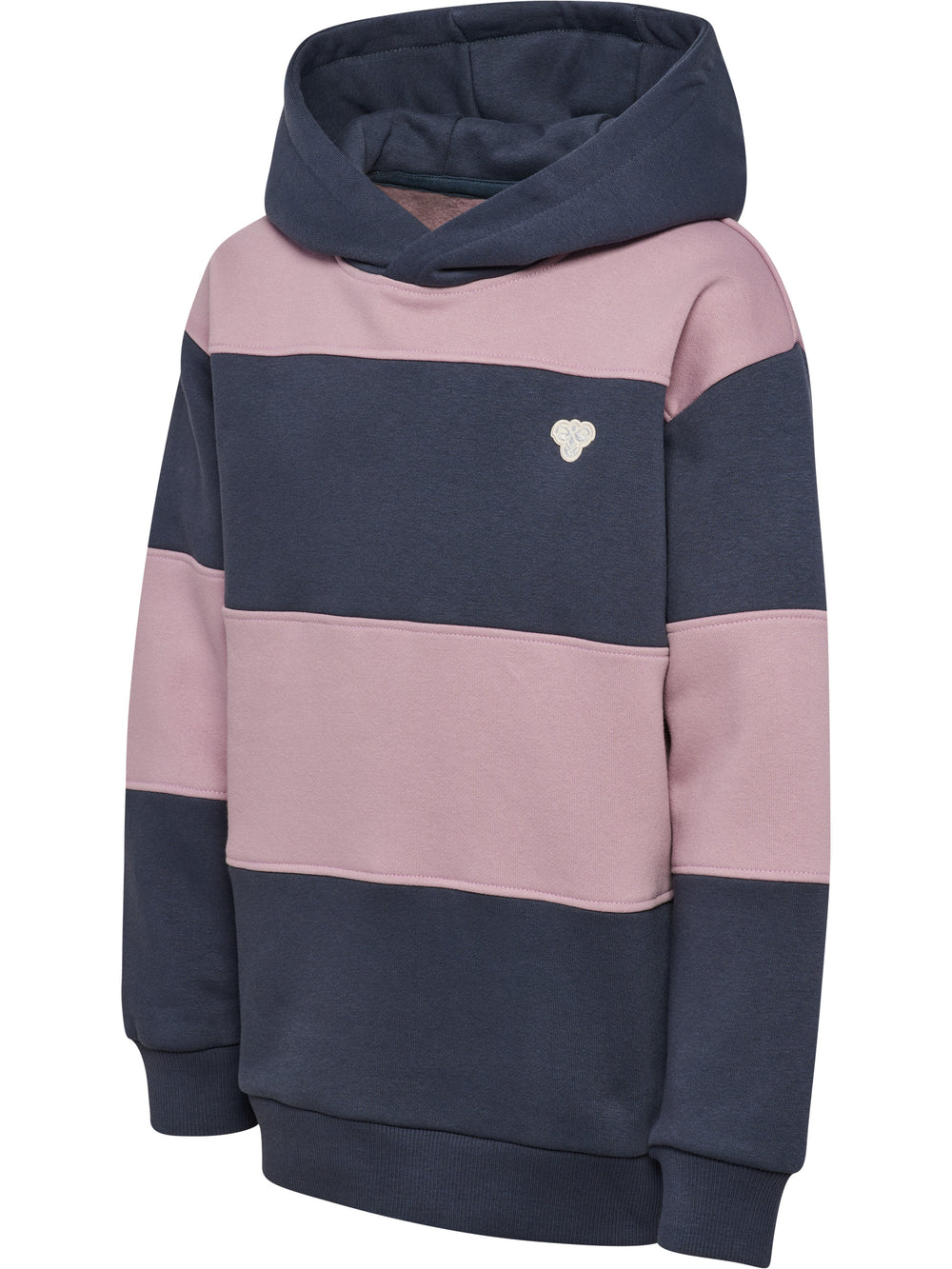 HUMMEL Loose Stripe Hoodie Bee Kind (ombre blue)