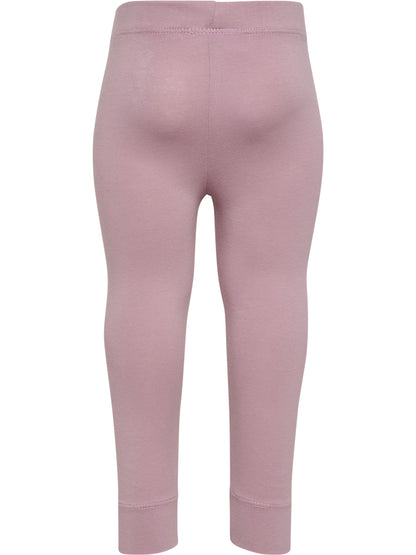 HUMMEL Mini 2-Pack Tights Kind (black plum/sea fog)
