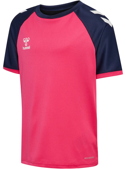 HUMMEL Match League Jersey S/S Kind (raspberry sorbet/marine)