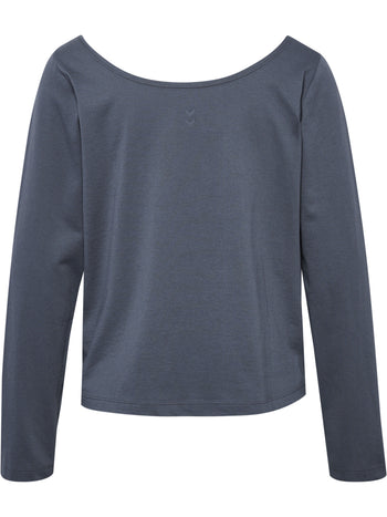 HUMMEL Soft Boat Neck T-Shirt L/S Damen (turbulence)