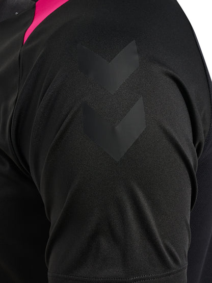 HUMMEL BLAZE27 Pro Training Jersey S/S (black/pink glo)