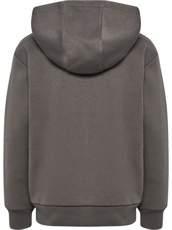 HUMMEL Loose Zip Hoodie Bee Kind (dark gull gray)