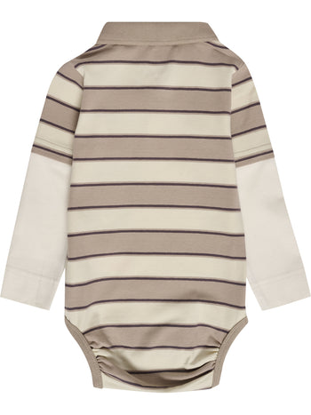 HUMMEL Tim Polo Body L/S Kind (cobblestone)