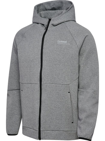 HUMMEL Tech Fleece Regular Zip Hoodie (grey melange)