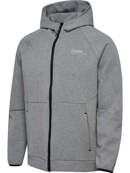 HUMMEL Tech Fleece Regular Zip Hoodie (grey melange)